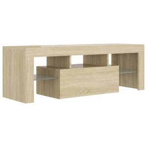 TV-Schrank mit LED-Leuchten D761 Eiche Sonoma Dekor