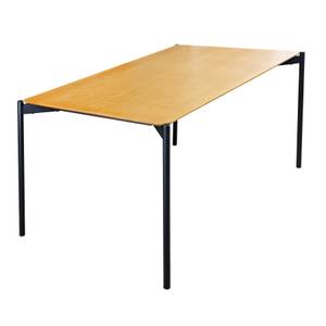 Esstisch DESIGNO Braun - Metall - Massivholz - 165 x 75 x 95 cm