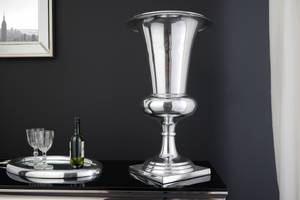 Vase GOAL Silber - Metall - 40 x 75 x 40 cm