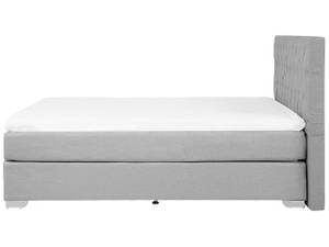 Boxspring Bett DUCHESS Grau - Hellgrau - Silber