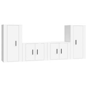 TV-Schrank 4er Set D558 Weiß