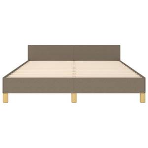 Bettgestell mit Kopfteil 3016044-1 Braun - Taupe - 143 x 193 cm