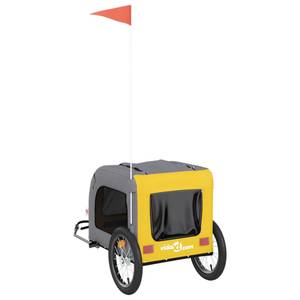 Remorque vélo pour chien 3028770-1 Jaune - 64 x 66 x 125 cm