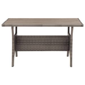 Table de jardin 3002730 Gris - Métal - Polyrotin - 70 x 66 x 120 cm