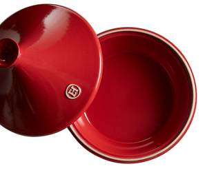 Tajine Cookware Rot - Naturfaser - 2 x 23 x 32 cm