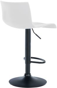 Tabouret de bar Branford Lot de 2 Blanc - Matière plastique