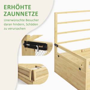 Hochbeet 84H-090V00ND Braun - Massivholz - 99 x 95 x 183 cm