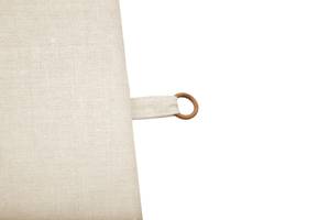 Kinderkopfteil Leinen Beige - Textil - 8 x 60 x 110 cm