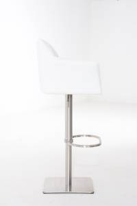 Tabouret de bar Damaso Blanc - Argenté