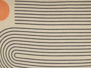 Coussin décoratif MOONFLOWER Beige - Gris - Textile - 45 x 10 x 45 cm