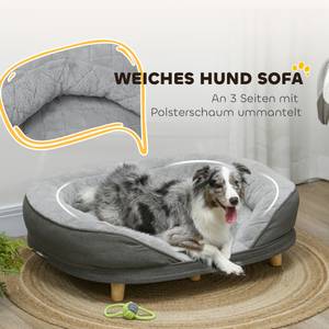 Hundesofa D04-284V00GY Grau - Textil - 78 x 25 x 90 cm