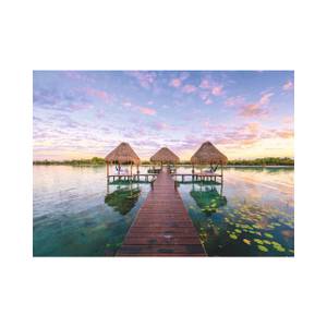 Puzzle Tropische Insel Papier - 28 x 6 x 38 cm