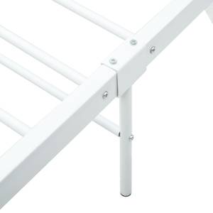 Cadre de lit 299822 Blanc - Largeur : 107 cm