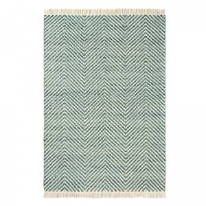 Tapis kilim TWILL Vert - 160 x 230 cm