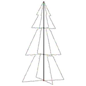 Arbre de noël cône 3009952 Multicolore - 120 x 220 x 120 cm