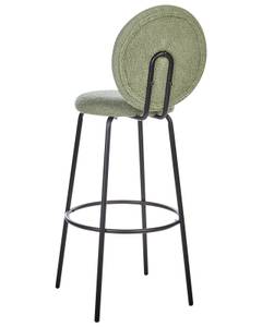 Tabouret de bar EMERY Noir - Vert - Vert clair