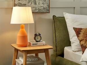 Lampe de table LAMBRE Orange - Blanc