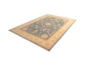 Tapis Kaizar XXXIII Bleu - Textile - 250 x 1 x 341 cm