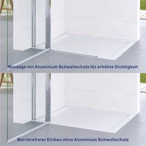 Begehbare Dusche mit Duschablage Breite: 115 cm