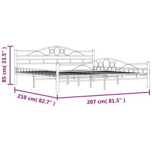 Bettgestell 3001488 Schwarz - Breite: 207 cm