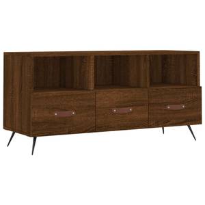 TV-Schrank D400 Eiche Schwarzbraun Dekor