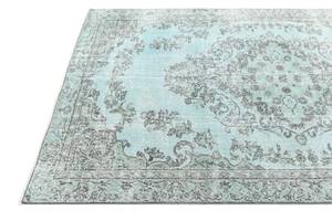 Tapis Ultra Vintage XXX Turquoise - Textile - 152 x 1 x 262 cm