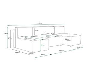 Ecksofa MIR-U Graphit