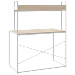 Computer Tisch Braun - Holzwerkstoff - Massivholz - 110 x 138 x 110 cm