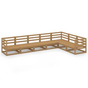 Gartenmöbel-Set 3009821-1 (7-teilig) Braun - Massivholz - Holzart/Dekor - 70 x 67 x 70 cm