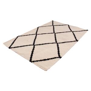 Kelim Modern - 93x61cm Beige - Naturfaser - 61 x 1 x 93 cm