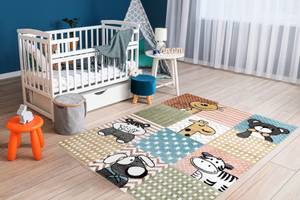 Teppich Fun Pets Für Kinder Tiere Kunststoff - Textil - 160 x 1 x 220 cm