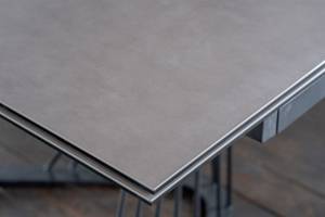 Tisch ELOISE Keramik Fuß metall Schwarz - Keramik - 90 x 76 x 180 cm