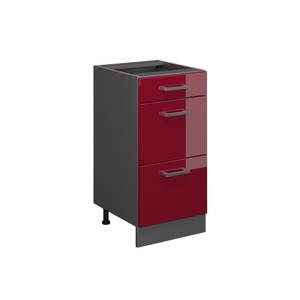 Unterschrank R-Line Hochglanz Bordeaux