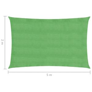 Voiles d'ombrage 3016419-4 Vert clair - 500 x 200 cm