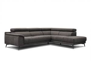 Ecksofa Fiero (5-Sitzer) Braun