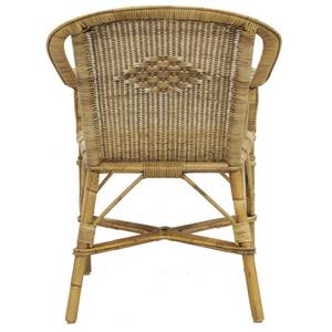 Fauteuil en manau et rotin Victor Marron - Rotin - 60 x 81 x 60 cm