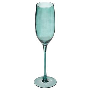 Champagnergläser PALM, 210 ml, 6 Stk. Grün - Glas - 7 x 25 x 7 cm