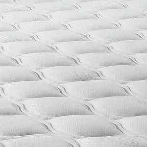 Matelas mousse HR Miami Blanc - Textile - 140 x 19 x 190 cm