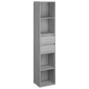 Bücherschrank 3002641 Eiche Grau Dekor