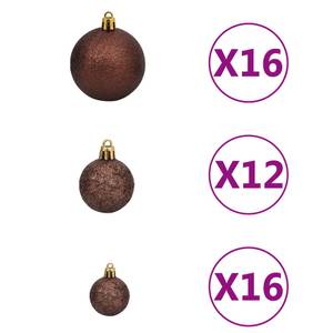 Boules de Noël (lot de 100) 295555 Bronze - Marron - Doré