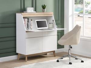 Bureau secrétaire RILESA Blanc - Bois manufacturé - 40 x 115 x 100 cm