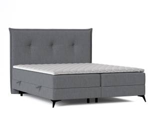 Boxspringbett Menzzo Graphit - Breite: 120 cm