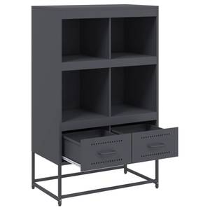 Highboard DE8775 Grau - Metall - 39 x 112 x 69 cm