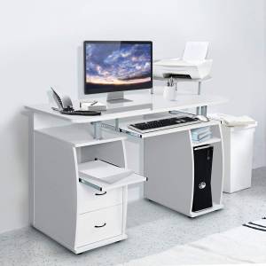 Bureau Informatique HW49511 Blanc