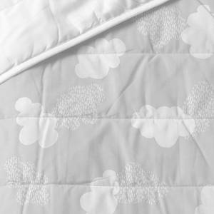 CLOUDS GREY TAGESDECKE Grau - Textil - 4 x 180 x 260 cm