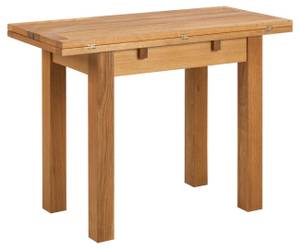 Table à manger Alma Marron - En partie en bois massif - 100 x 75 x 90 cm