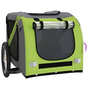 Remorque vélo pour chien 3028771-2 Vert - 69 x 74 x 134 cm