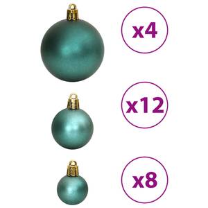 Boules de Noël (lot de 100) 295555 Vert