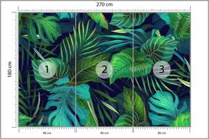 Papier Peint Feuilles Tropicales Nature 270 x 180 x 180 cm