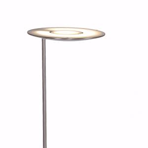 Lampadaire Zenith LED Acier - 2 ampoules - Argenté